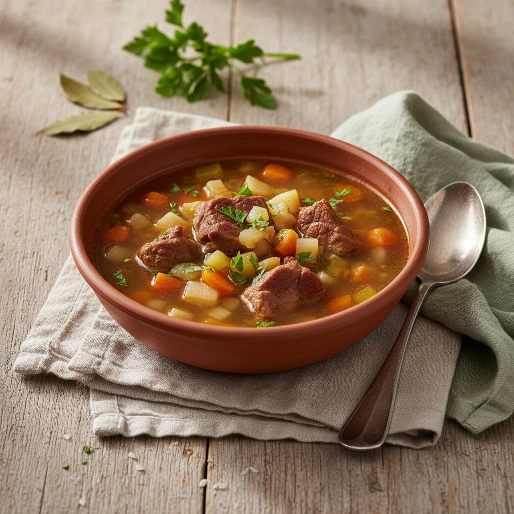 Klare Ochsenschwanzsuppe