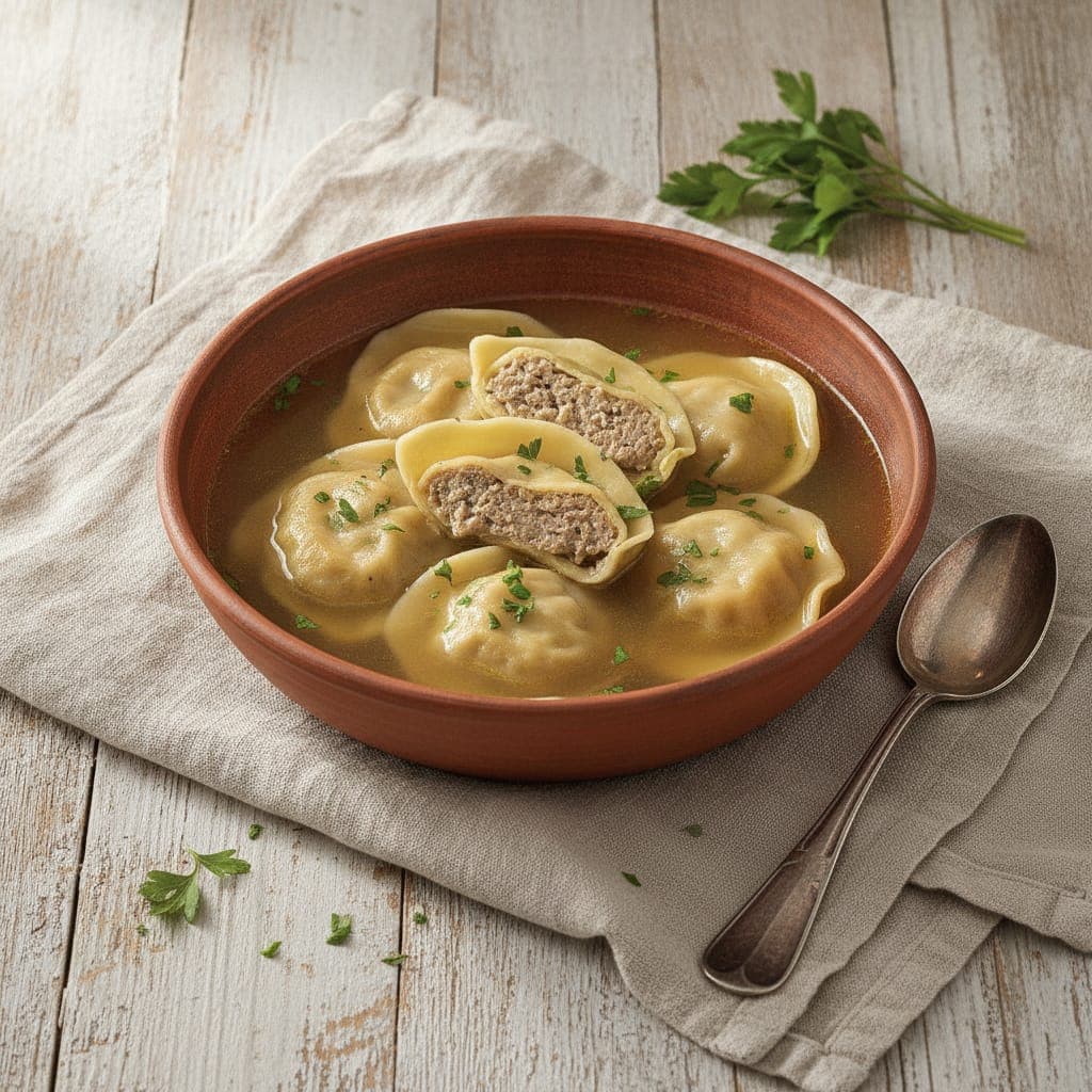 Maultaschen in der Brühe