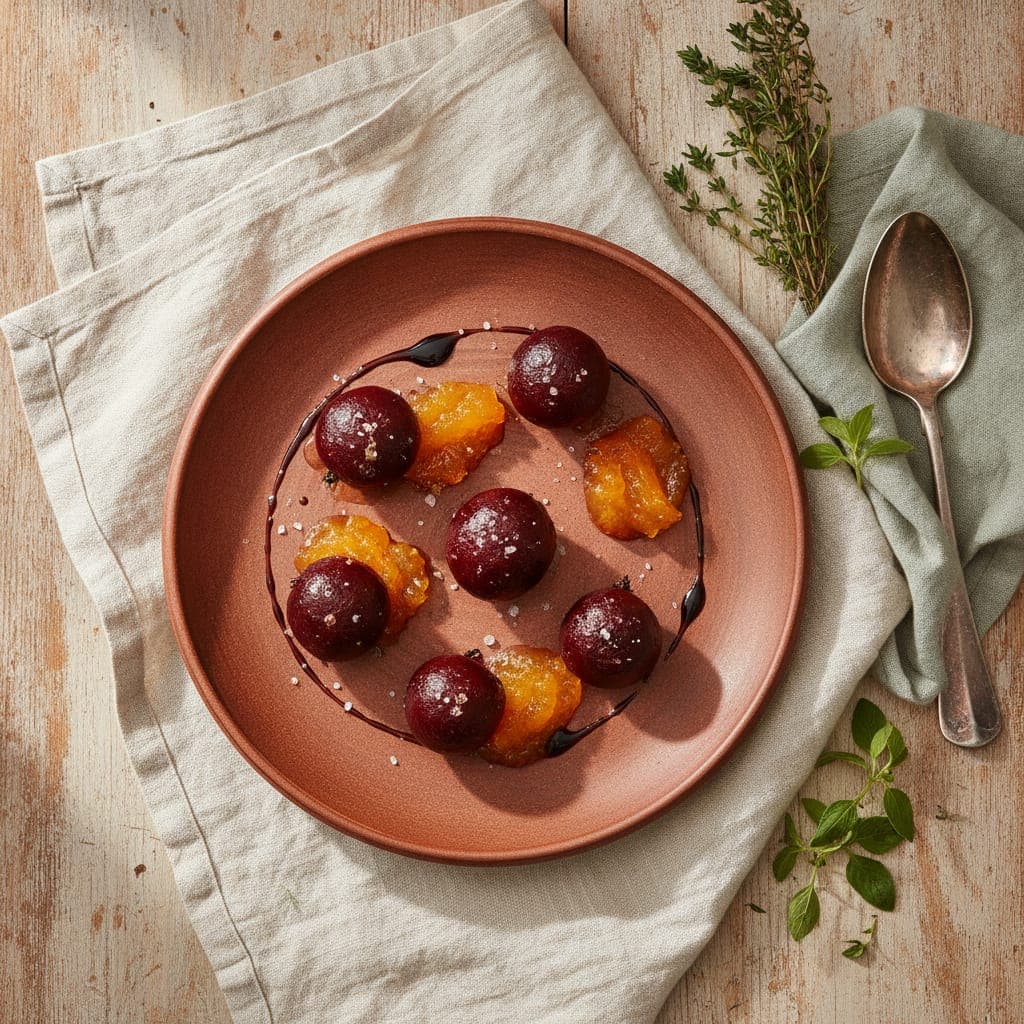 Rote Beete mit Orangengelee